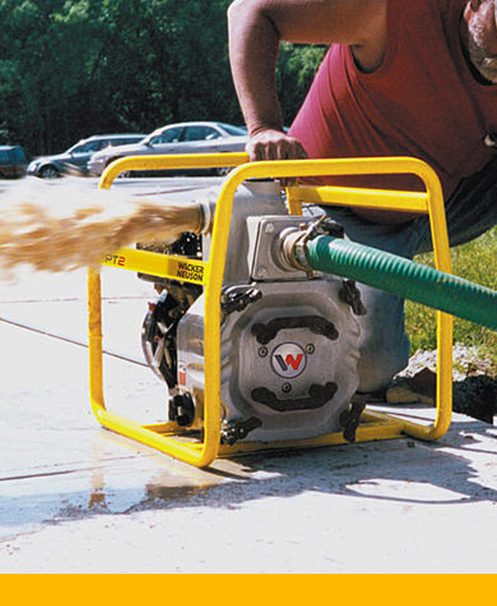 Plumbing equipment rental and repairs
