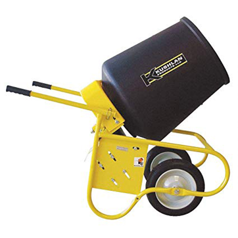 Kushlan Wheelbarrow Mixer, 3.5 cu ft, 115V, 1/2HP
